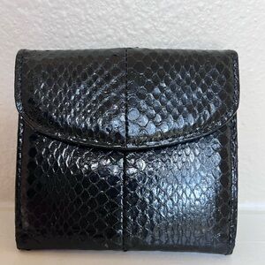 Genuine snakeskin wallet